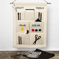 CC Hanging Organiser, light natural, H: 46 cm, W: 34 cm, 1 pc-3