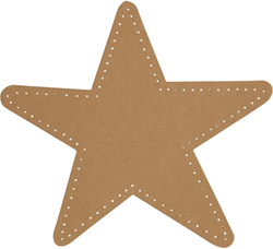 CC Star, natural, Dia. 17 cm, 350 g, 4 pc/ 1 pack
