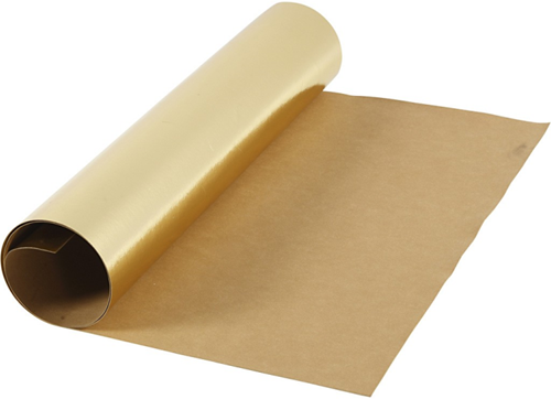 CC Faux Leather Papier Rol 100x50 cm Goud