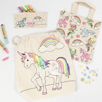 CC Katoenen Boodschappentas Unicorn 27,5x30 cm-3