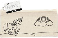 CC Pencil case, light natural, unicorn, size 21x9 cm, 245 g, 1 pc-2