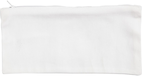 CC Cotton Pencil Case, white, size 11x23 cm, 210 g, 1 pc