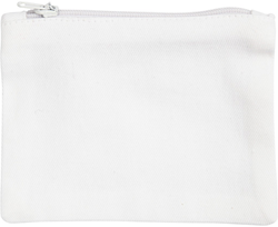 CC Katoenen Portemonee 9x12 cm wit