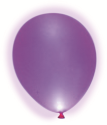GC Ballons mit LED-Beleuchtung 25 cm Neon 5 Stück