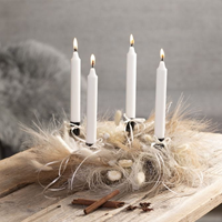 CC Gedroogde Bloemen Wit 6 stuks-3