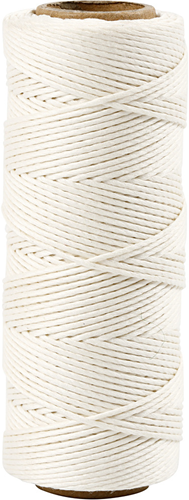 CC Bamboekoord 1 mm Wit 65 m
