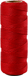 CC Bamboekoord 1 mm Rood 65 m