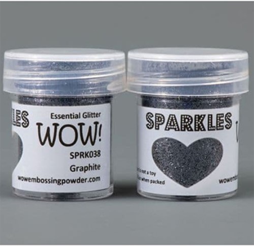 WOW! Sparkles Glitter 15 ml Graphite