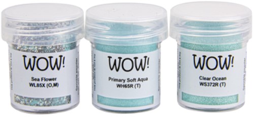 WOW! Embossing Poeder Set 3x15 ml Trio Three Beautiful