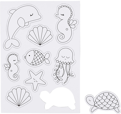CC Magnets, Sea creatures, 14,85x21 , 1 sheet