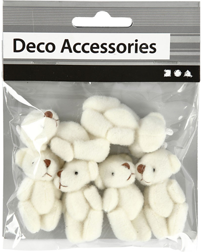 CC Teddybären 4x2,5 cm 6 Stück