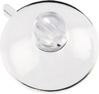 CC Transparente Kunststoff-Saugnäpfe 25 mm 10 Stück