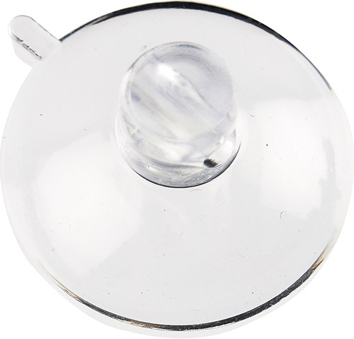 CC Transparant Plastic Zuignappen d:25 mm 100 stuks