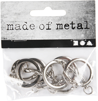 CC Keyring with chain, L: 6 cm, Dia. 2,3 cm, 5 pc/ 1 pack-2