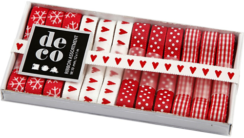 CC Linten Set 10 mm 1 m Rood 12 stuks