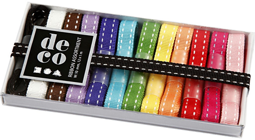 CC Linten Set 10 mm 1 m Regenboog 12 stuks