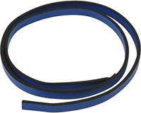 CC Imitation leather band 10 mm Blue 1 m