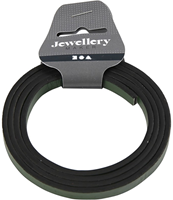 CC Imitation leather band 10 mm Green 1 m-2
