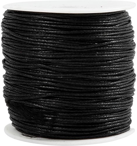 CC Katoenkoord 0,6 mm Zwart 100 m
