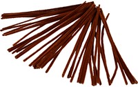CC Chenilledraad 6 mm Bruin 50 stuks