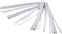 CC Chenilledraad 6 mm Wit 50 stuks
