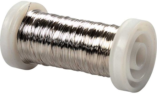 CC Verzilverd Draad d:0.3 mm 100m-2