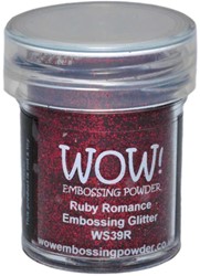 WOW! Embossingpoeder Ruby Romance 15ml