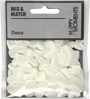 Satin Hearts 10-20 mm Off-White-2