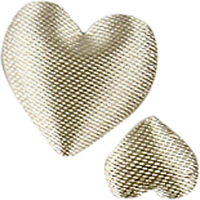 Satin Hearts 10-20 mm Off-White-3