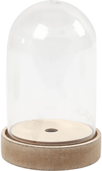 CC Stolp op Houten Voet h:12,5 cm