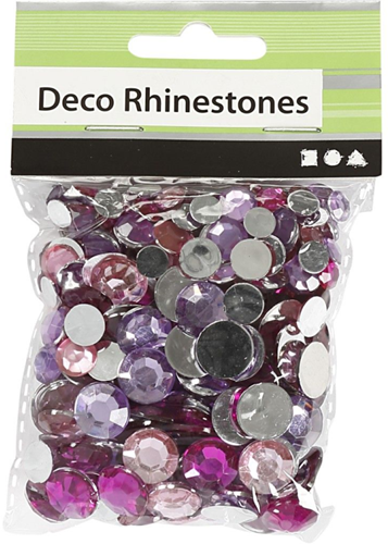 CC Strasstenen Rond Paarse Harmonie 6-12 mm 360 stuks-2
