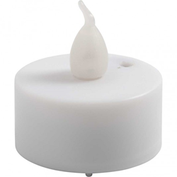 CC LED Tea Light Candles, H: 35 mm, Dia. 38 mm, 6 pc/ 1 pack
