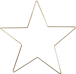 CC Metallstern 30 cm Gold
