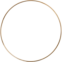 CC Metalen Ring 20 cm Goud