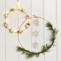 CC Metalen Ring 20 cm Goud-2