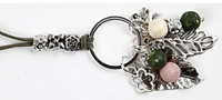 CC Key Chain, silver-plated, Dia. 28 mm, 4 pc/ 1 pack-2