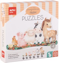Apli Puzzle-Set „Meine ersten Bauernhoftiere“