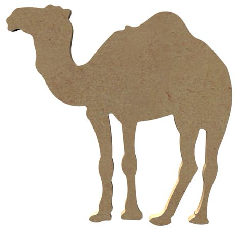 MDF Figuur Dromedaris 15 cm
