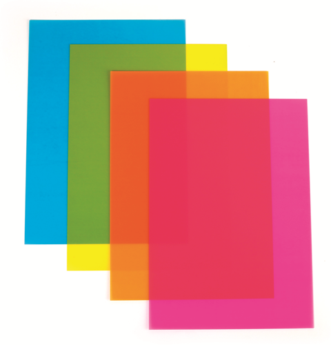 GC A4 Neon Shrink Plastic 4 Sheet-3