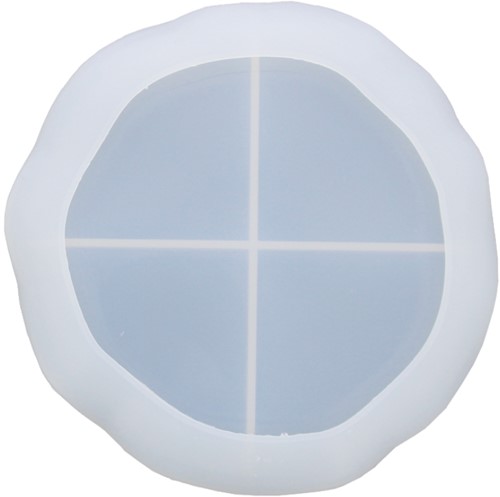 Silikonform Ø 20 cm Unregelmäßige Kreisschale-3