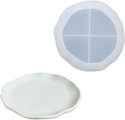 Silikonform Ø 20 cm Unregelmäßige Kreisschale