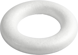 CC-Styroporring mit flachem Boden