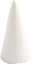 CC Styropor-Kegel h: 11 cm, 5 Stück