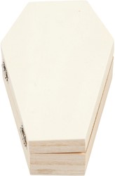 CC Houten Doodskist met Magnetisch Slot 18x10x4 cm