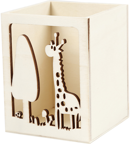 CC Pennenbakje Giraf 8x8 cm