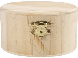CC Houten Ronde Doos d:11cm 