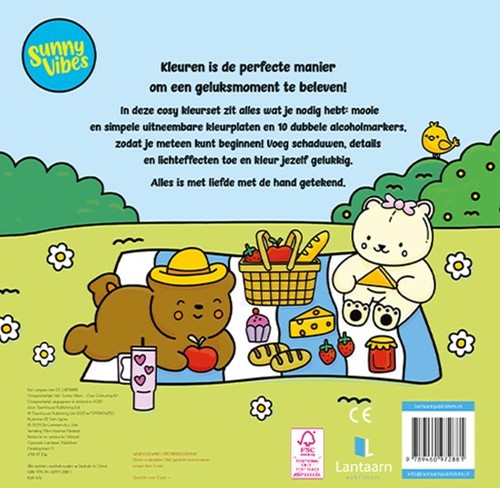 The Lantern Sunny Vibes - Cute Coloring Set-2