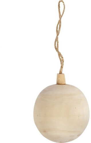 CC Houten Kerstbal 6,4 cm