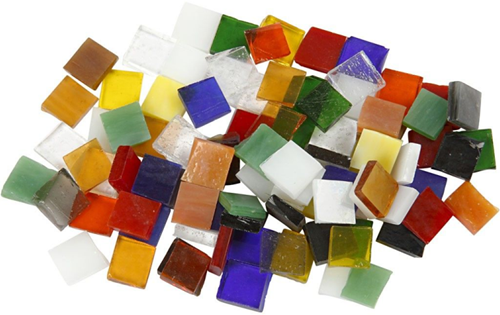 CC Glas Mozaiek 10x10 mm 700 stuks