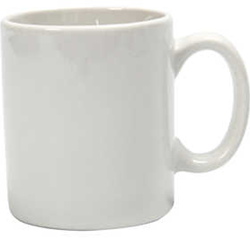 CC Mugs, white, H: 7 cm, Dia. 6 cm, 120 ml, 12 pc/ 1 box